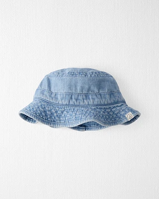 Baby Organic Cotton Chambray Bucket Hat