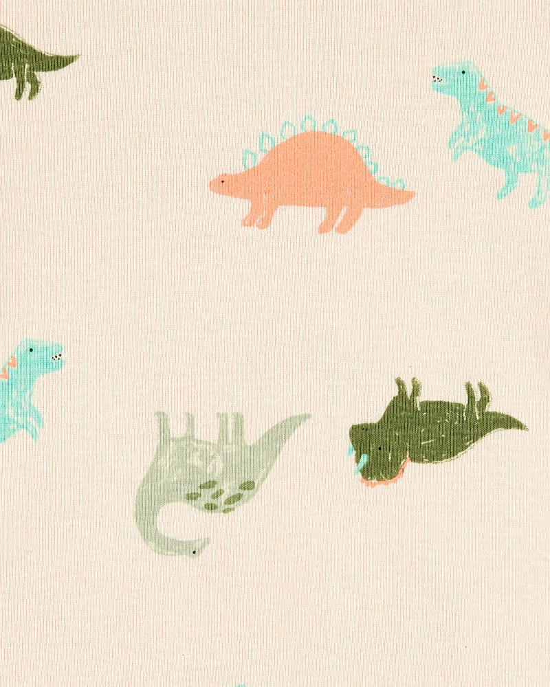 Baby 4-Piece Dinosaur Cotton Pyjamas