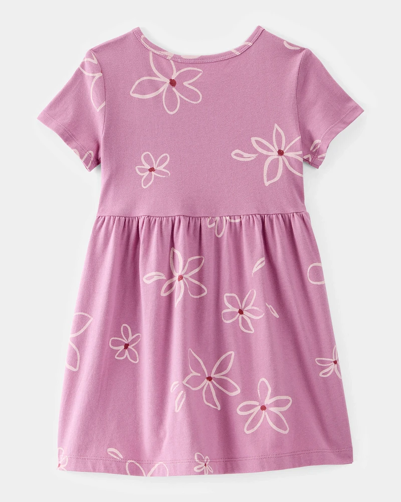 Toddler Flower Print Dress