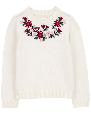 Kid Holiday Cotton Sweater