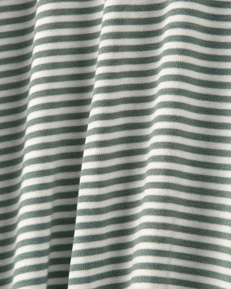 Toddler 1-Piece Striped PurelySoft Footie Pyjamas