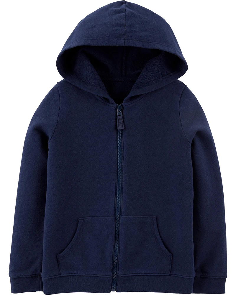 Zip-Up French Terry Hoodie