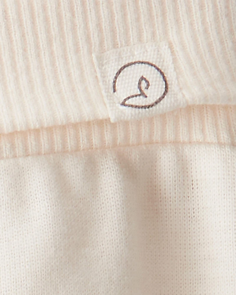 Baby Girl 2-Pack Organic Cotton Grow-With-Me Joggers