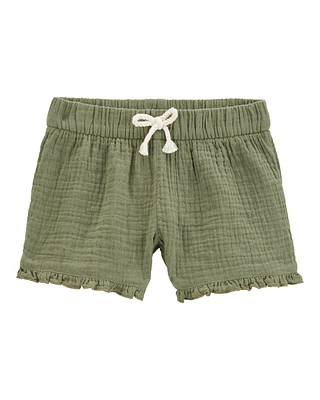 Toddler Ruffle Gauze Shorts