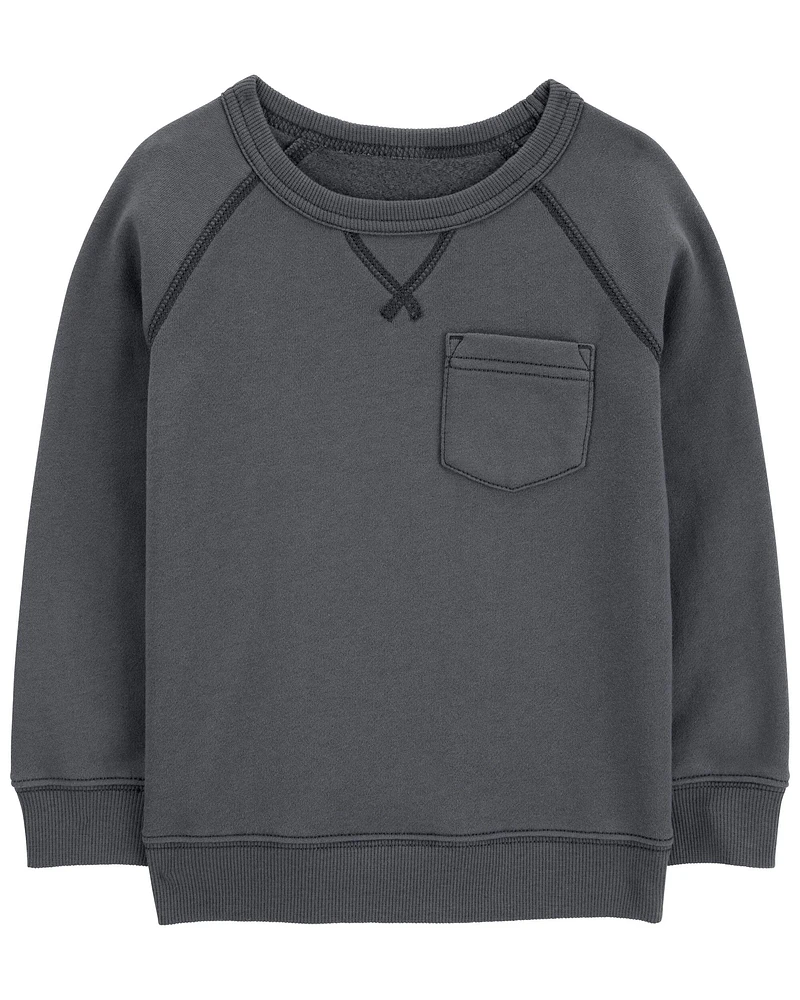 Toddler Long-Sleeve Fleece Pullover