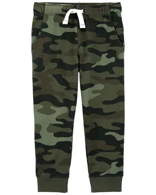 Camo Pull-On French Terry Joggers