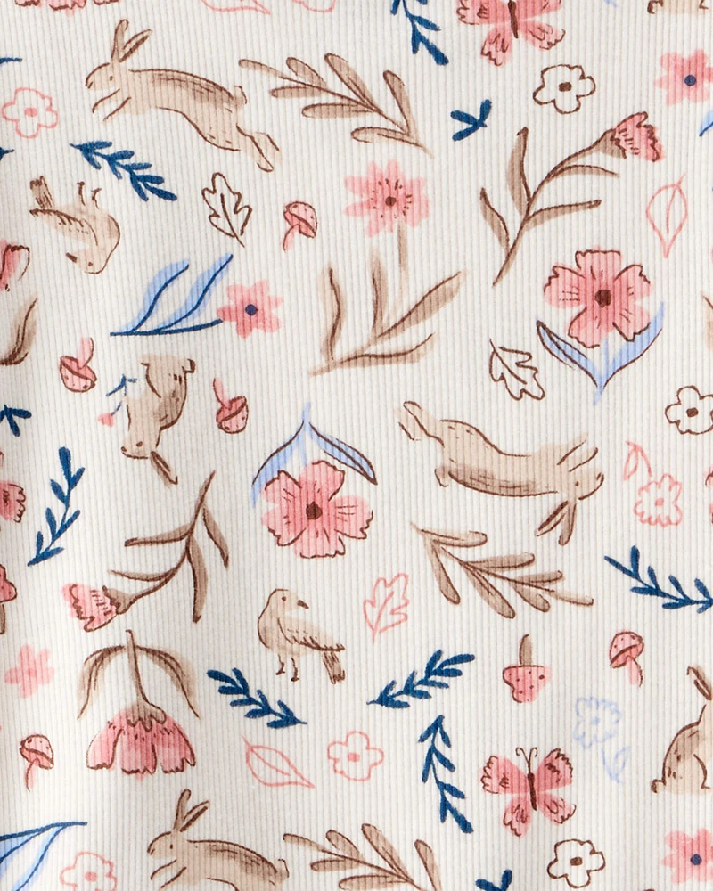 Kid 2-Piece Floral 100% Snug Fit Cotton Pyjamas