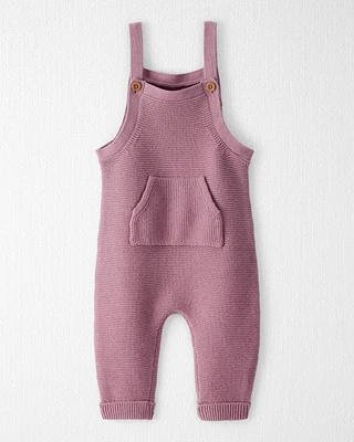 Baby Organic Cotton Sweater Knit Overalls