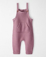 Baby Organic Cotton Sweater Knit Overalls