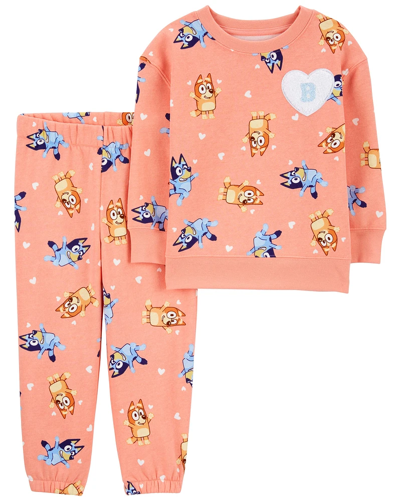 Toddler 2-Piece Bluey Sweatshirt & Pant Set