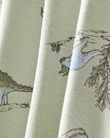 Baby Boy Dinosaur Print PurelySoft Long-Sleeve Sleeper - Green