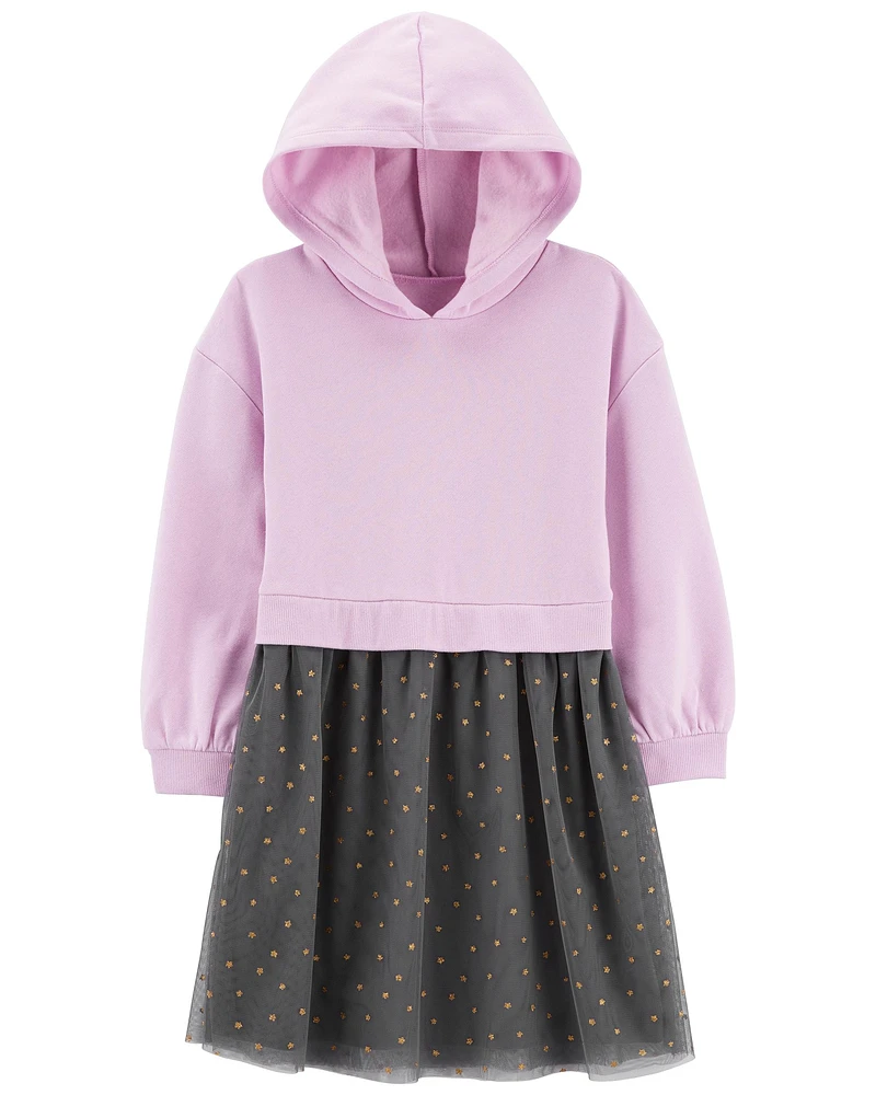 Fleece Hooded Tutu Dress