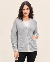 Adult Women's Maternity Oversized Essential Cardigan