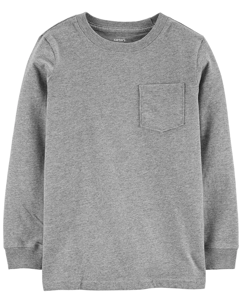 Kid Long-Sleeve Pocket Tee