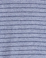 Baby Striped Short-Sleeve Bodysuit - Navy