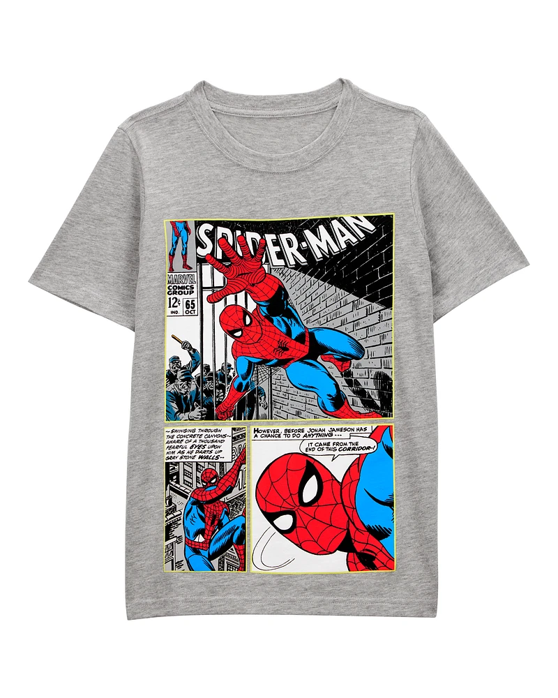 Kid Marvel™ Spider-Man Short-Sleeve Graphic Tee - Grey