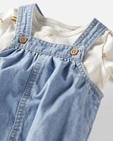 Baby Organic Cotton Chambray Bubble Set