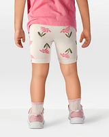 Toddler Floral Bike Shorts
