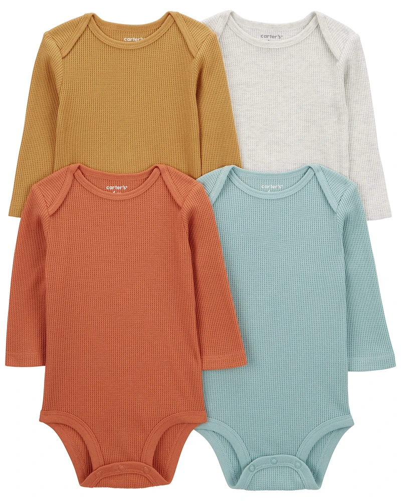 Baby 4-Pack Long-Sleeve Bodysuits