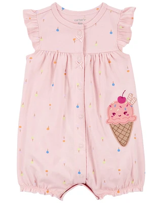 Ice Cream Snap-Up Romper