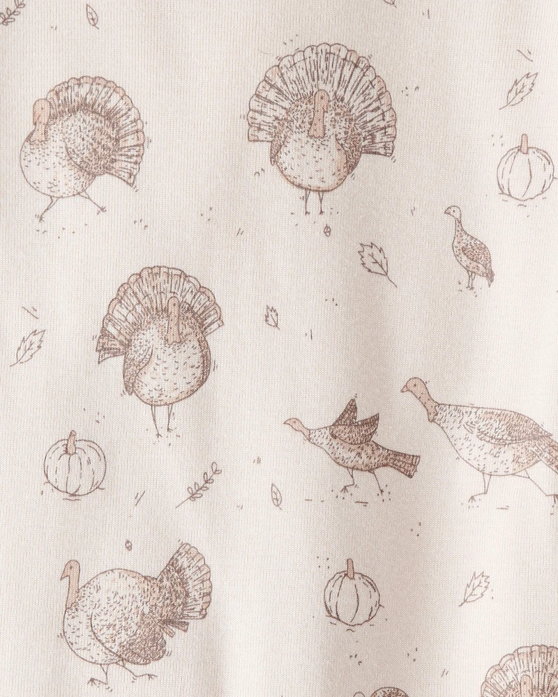 Toddler Organic Cotton Pyjamas Autumn Grove Print