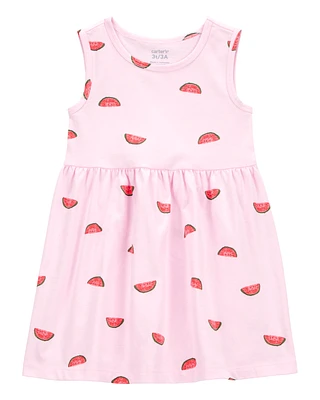 Toddler Watermelon Tank Dress