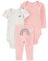 Baby 3-Piece Rainbow Little Character Set