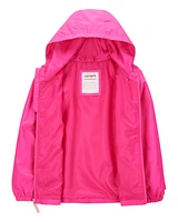 Kid Solid Windbreaker Jacket - Pink