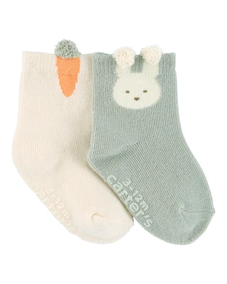 Baby 2-Pack Easter Booties