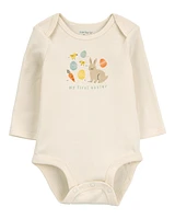 Baby My First Easter Long-Sleeve Bodysuit - Ivory