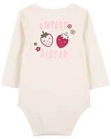 Baby Sister Strawberry Collectible Bodysuit