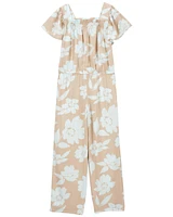 Kid Floral Jersey Romper