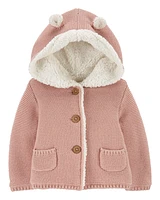 Baby Sherpa-Lined Hooded Jacket