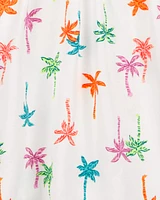 Toddler Palm Tree Tank Dress