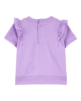 Baby 3-Piece Flutter Outfit Set - Purple