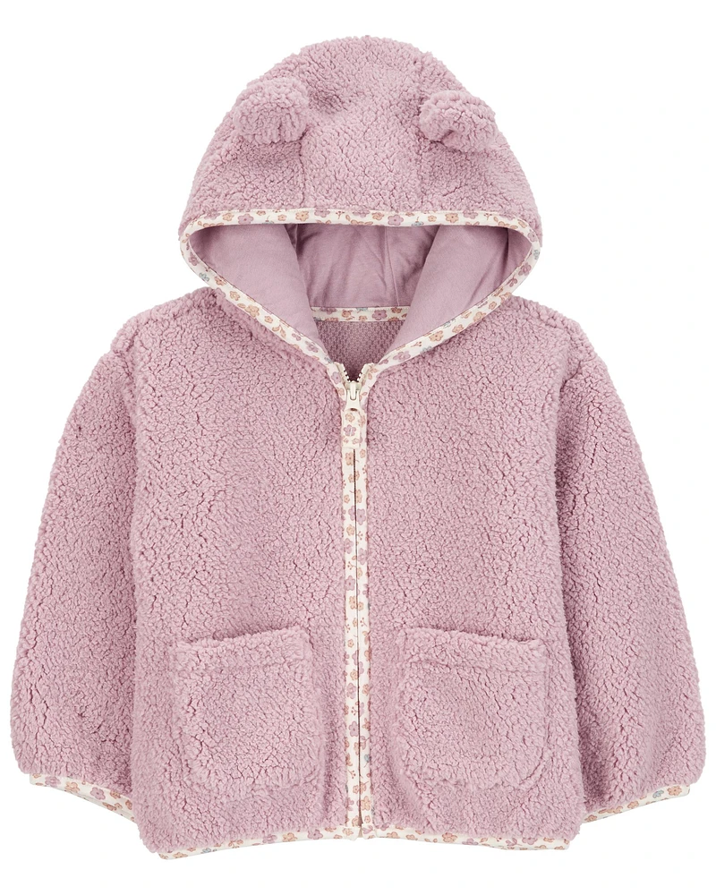 Baby Zip-Up Sherpa Hooded Jacket