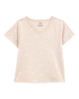 Kid Floral Short-Sleeve Fashion Top