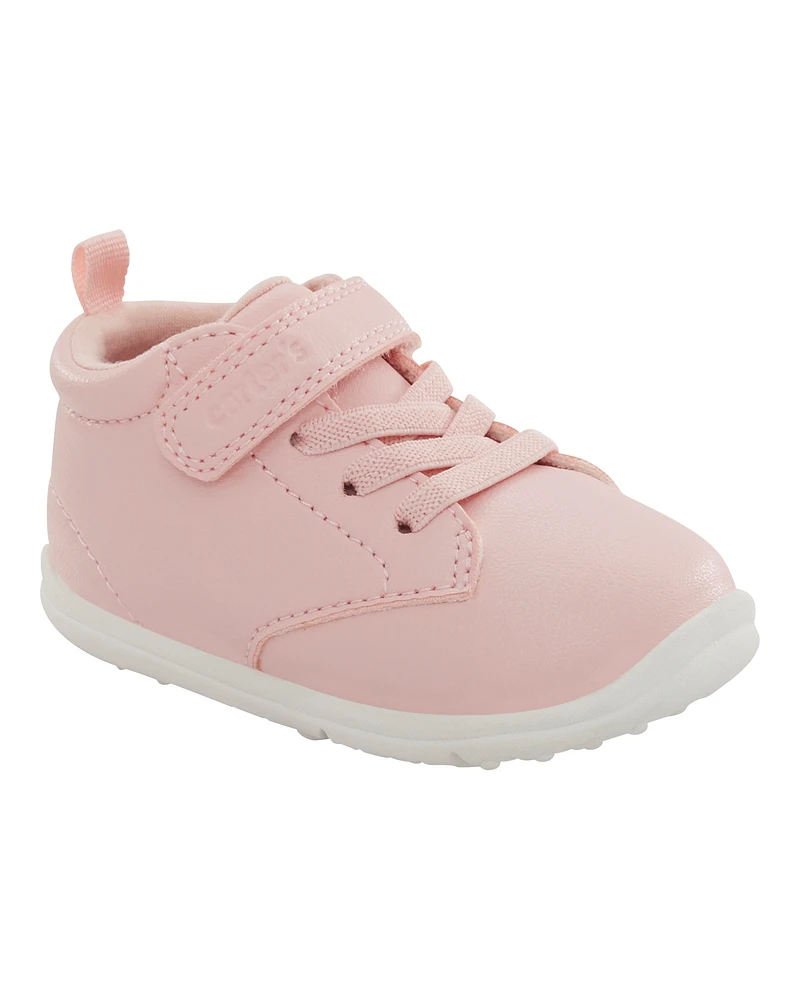 Every Step® First Walker High-Top Sneakers - Pink