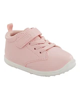 Every Step® First Walker High-Top Sneakers - Pink