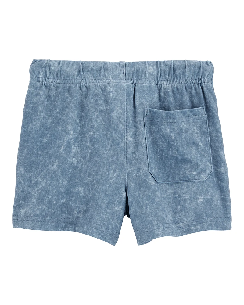 Toddler Solid Pull-On Knit Shorts