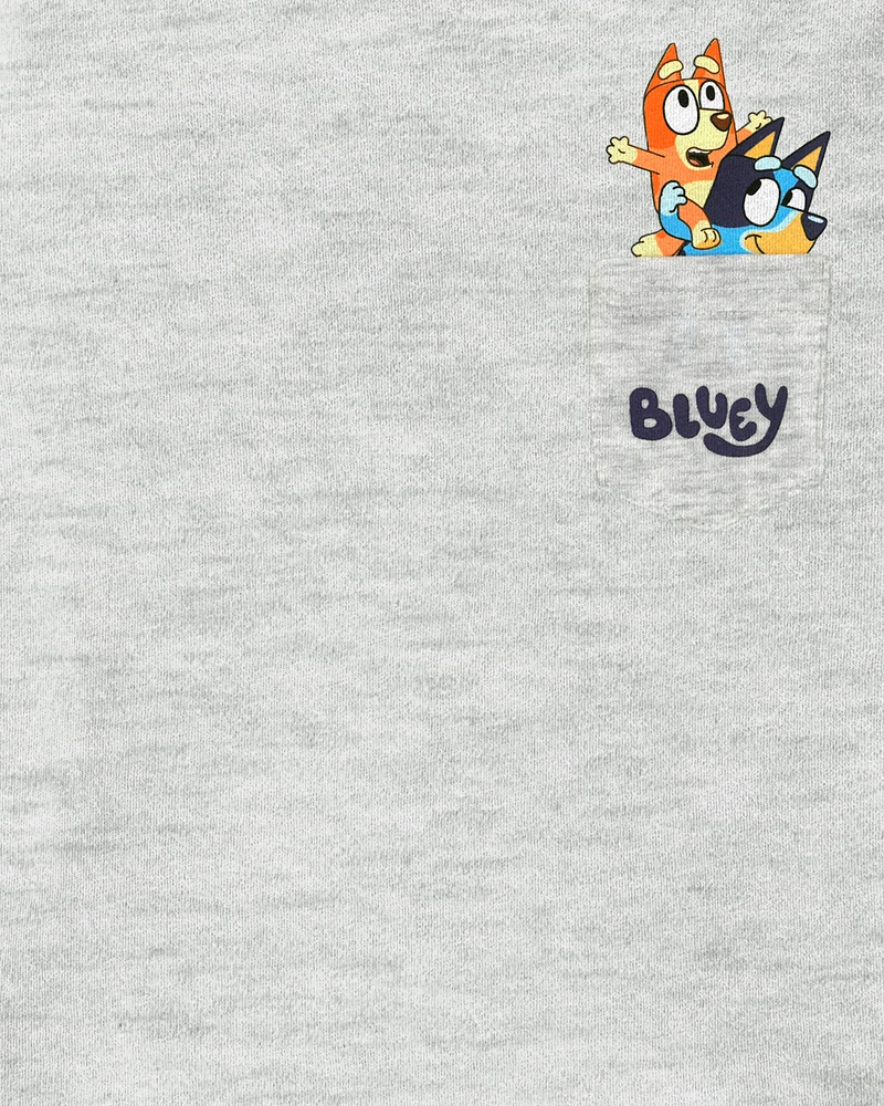 Toddler Bluey Tee - Grey