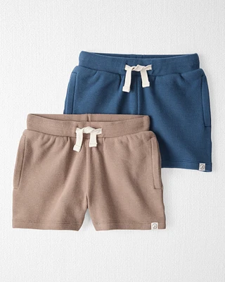 Toddler 2-Pack Organic Cotton Shorts