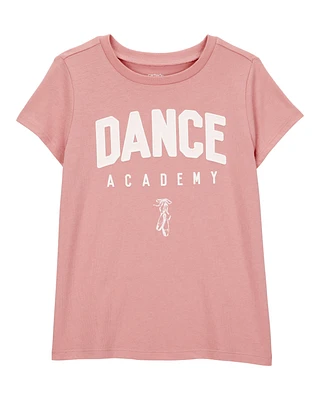 Kid Dance Academy Short-Sleeve Graphic Tee - Pink