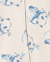 Baby Panda 2-Piece Sleeper Pyjamas and Cap Set