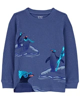 Baby Penguin Thermal Graphic Tee