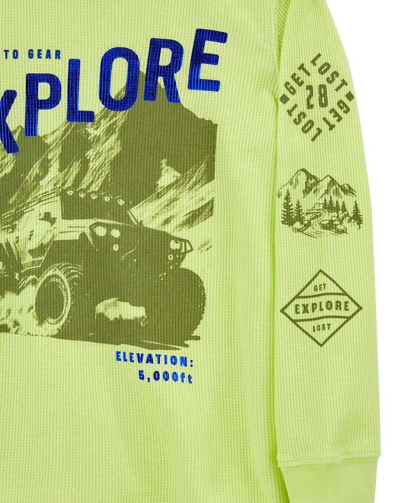 Explore Truck Thermal Graphic Tee