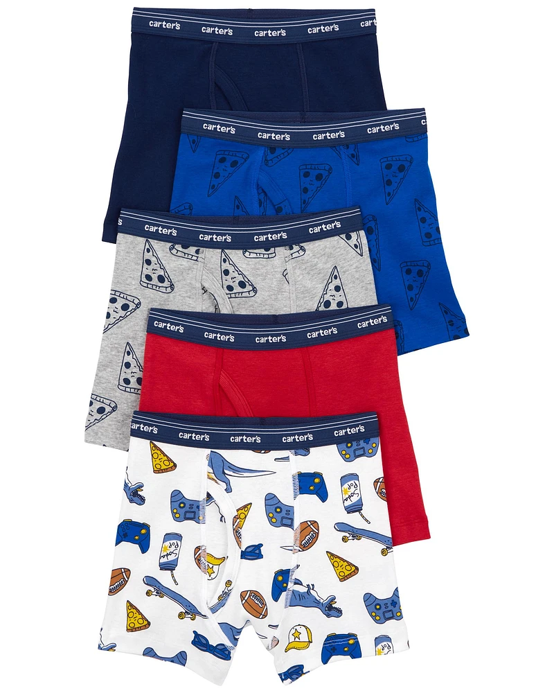 Kid 5-Pack Boxer Briefs Underwear