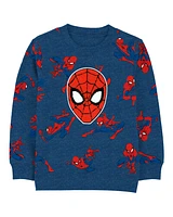 Kid Spider-Man Pullover - Navy