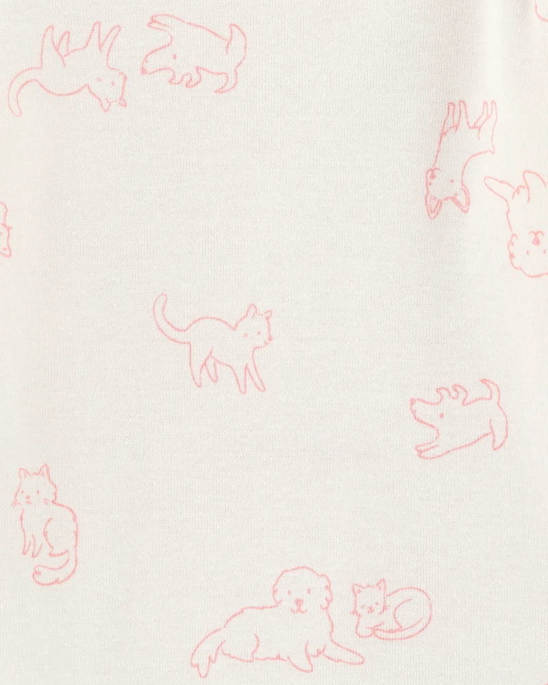 4-Pack Puppy Long Sleeve Bodysuits