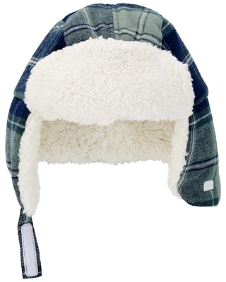 Plaid Sherpa Trapper Hat